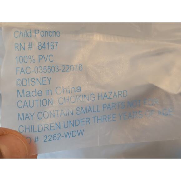 Disney Parks Mickey Mouse Clear Rain Poncho Adult And Kid Hood Walt Disney World - Picture 6 of 6